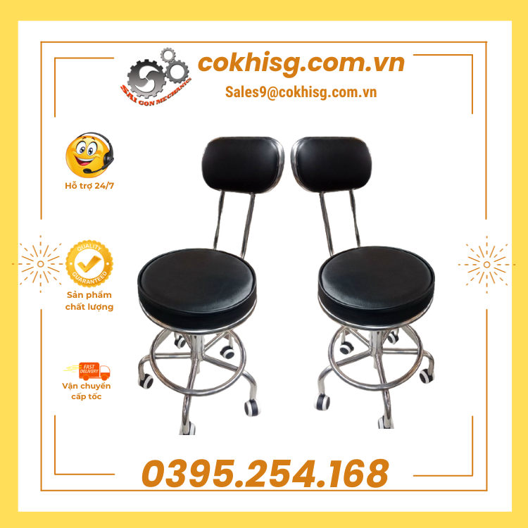 Ghế phòng thí nghiệm inox 304